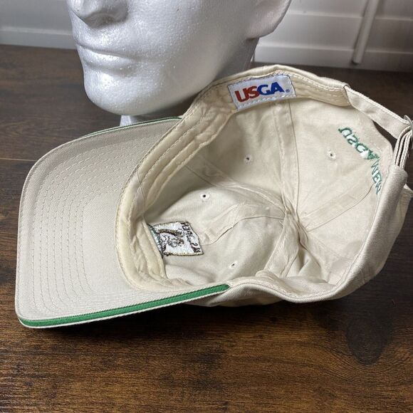US Open 2007 Oakmont Golf Hat USGA Member Adjustable Tan Baseball Cap Hat‎ - Picture 5 of 5